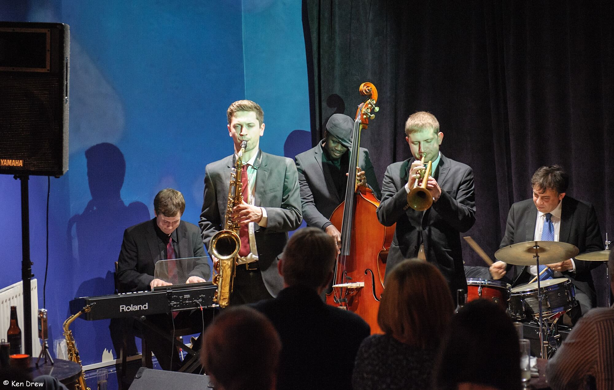 DSC_0572 Clark Tracey Quintet - Jazz CooP at the Globe 2 Nov 2014 _cKen Drew_